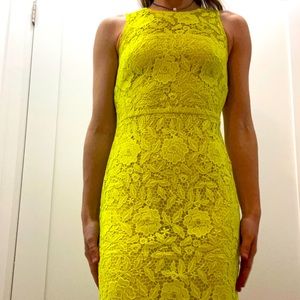 J.Crew neon lace dress in excellent condition, sz 0